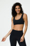 Onzie 188922 Womens Slash Medium Support Yoga Sport Bra Black Size Small/Medium