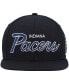 ფოტო #3 პროდუქტის Men's Black Indiana Pacers Hardwood Classics Script 2.0 Snapback Hat