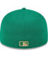 Фото #3 товара Men's White, Green Pittsburgh Pirates 2024 St. Patrick's Day Low Profile 59FIFTY Fitted Hat