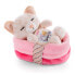 Фото #2 товара Мягкая игрушка для девочек NICI Sleeping Pets Kitty With Leopard Print 12 cm In Teddy