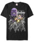 Фото #1 товара Marvel Men's Avengers Infinity War Group Shot Poster Short Sleeve T-Shirt