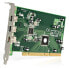 Фото #4 товара StarTech.com 3 Port 2b 1a PCI 1394b FireWire Adapter Card with DV Editing Kit - IEEE 1394/Firewire - PCI 2.2 - Green - Stainless steel - CE - FCC - UL - Texas Instruments - 3AA651W - 0.8 Gbit/s
