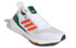 Фото #3 товара Кроссовки беговые Adidas Ultraboost 21 "Miami" Бело-зелено-оранжевые