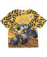 Grave Digger El Toro Loco Mohawk Warrior Maximum Destruction Monster Truck T-Shirt Toddler| Child Boys