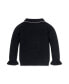 ფოტო #3 პროდუქტის Girls Long Sleeve Ruffle Cuff Collar Sweater