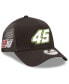 Фото #1 товара Men's Black Kurt Busch 23XI Racing 9FORTY A-Frame Trucker Snapback Adjustable Hat