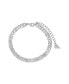 ფოტო #2 პროდუქტის Women's Anchor Chain Silver Plated Bracelet Set