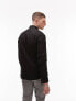 Фото #2 товара Topman Premium long sleeve slim wing collar formal shirt in black