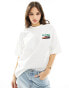 ASOS DESIGN oversized t-shirt with california car back graphic in off white