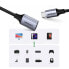 Фото #9 товара Przejściówka adapter z kabla przewodu USB na USB-C OTG 15cm czarny