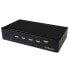 Фото #1 товара StarTech.com 4-Port DisplayPort KVM Switch - USB 3.0 - 4K 30Hz - 3840 x 2160 pixels - 4K Ultra HD - Rack mounting - 18 W - Black