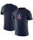 Фото #2 товара Men's Navy Brooklyn Nets 2021/22 City Edition Essential Logo Performance T-shirt