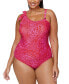 Trendy Plus Size Marita One-Shoulder One-Piece Swimsuit