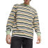 Puma Downtown 180 Striped Crew Neck Long Sleeve T-Shirt Mens Size XL Casual Top