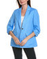 Фото #1 товара Anne Klein One-Button Linen-Blend Jacket Women's