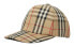 Фото #1 товара Burberry Vintage 格纹徽标装饰棒球帽 / Шапка Burberry 80214441