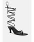 ფოტო #1 პროდუქტის DORITA Womens Kitten Heel Lace Up Sandal