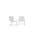 Gracie Stainless Steel Chair, Pair