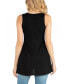 ფოტო #2 პროდუქტის Scoop Neck Sleeveless Maternity Tank Top