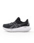 Фото #2 товара Asics Gel-Cumulus 26 neutral running trainers in black and white