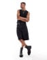 Фото #2 товара ASOS DESIGN muscle fit tank in black rib