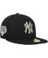 ფოტო #2 პროდუქტის Men's Black New York Yankees Chrome Camo Undervisor 59FIFTY Fitted Hat