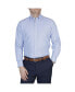 ფოტო #2 პროდუქტის Men's Solid Pinpoint Cotton Stretch Long Sleeve Shirt