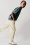 Flowing twill trousers