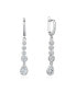 ფოტო #1 პროდუქტის 3A Cubic Zirconia Geometric Minimalist Earrings