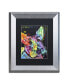 Фото #1 товара Dean Russo 'Scottish Terrier' Matted Framed Art - 14" x 11" x 0.5"