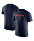 Фото #2 товара Men's Navy Virginia Cavaliers Team Issue Performance T-shirt