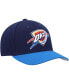 Men's Navy, Blue Oklahoma City Thunder MVP Team Two-Tone 2.0 Stretch-Snapback Hat