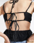 Фото #4 товара Topshop strappy cut out cami in black