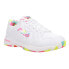 Фото #2 товара Fila Double Bounce 3 Pickleball Womens White Sneakers Athletic Shoes 5PM00605-1