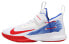 Фото #1 товара Nike Precision 4 Flyease 白红蓝 国内版 实战篮球鞋 / Баскетбольные кроссовки Nike Precision 4 Flyease DC2110-161