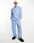 Фото #6 товара Weekday Klas co-ord loose fit blazer in powder blue exclusive to ASOS