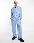 Weekday Klas co-ord loose fit blazer in powder blue exclusive to ASOS