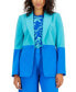 Фото #1 товара Women's Colorblocked Boyfriend Blazer