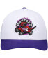 Men's White, Purple Toronto Raptors Hardwood Classics Core 2-Tone 2.0 Pro Snapback Hat