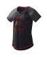 ფოტო #1 პროდუქტის Women's Black NASCAR Grand Slam Tri-Blend Notch V-Neck T-shirt