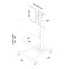 Фото #3 товара Кронштейн NewStar Neomounts by Newstar floor stand - 50 kg - 68.6 cm (27") - 177.8 cm (70") - 200 x 200 mm - 600 x 450 mm - 1100 - 1800 mm