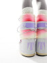 Moon Boot high ankle snow boots in pastel tie dye