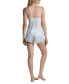 Фото #2 товара Women's Luxe Satin Bridal Lingerie Camisole and Pajama Shorts, 2 Piece Set