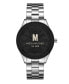 ფოტო #5 პროდუქტის Women's Mondrian Silver-Tone Stainless Steel Watch, 34mm