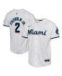 Фото #1 товара Youth Jazz Chisholm White Miami Marlins Home Limited Player Jersey