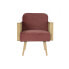 Фото #3 товара Кресло мягкое DKD Home Decor Розовое полиэстер ротанг (66 x 64 x 79 см)