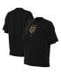 Фото #1 товара Women's Black USWNT Crest T-shirt