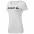 Футболка женская с коротким рукавом Reebok Scoop Neck Белая XS - фото #1