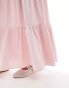 Miss Selfridge linen maxi skirt in pink Розовый, S - EU 36-38 - фото #5