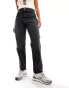 Monki Taiki high waist mom jeans in washed black